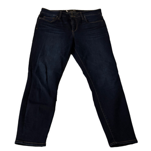 Kut From The Kloth Donna Ankle Skinny Jeans Blue Dark Wash Sz 8 | Classic Fit